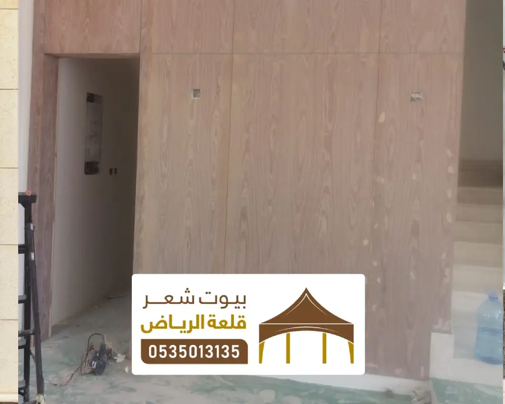 انشاء باب خشب داخلية فخمة الرياض